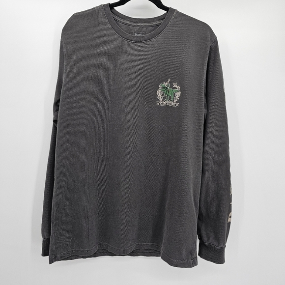 Party Pants SWINGERS REX LONG SLEEVE T-SHIRT - WASHED BLACK - Picture 2 of 6